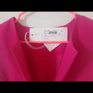 Dress suit fushia pink pants blazer jacket
